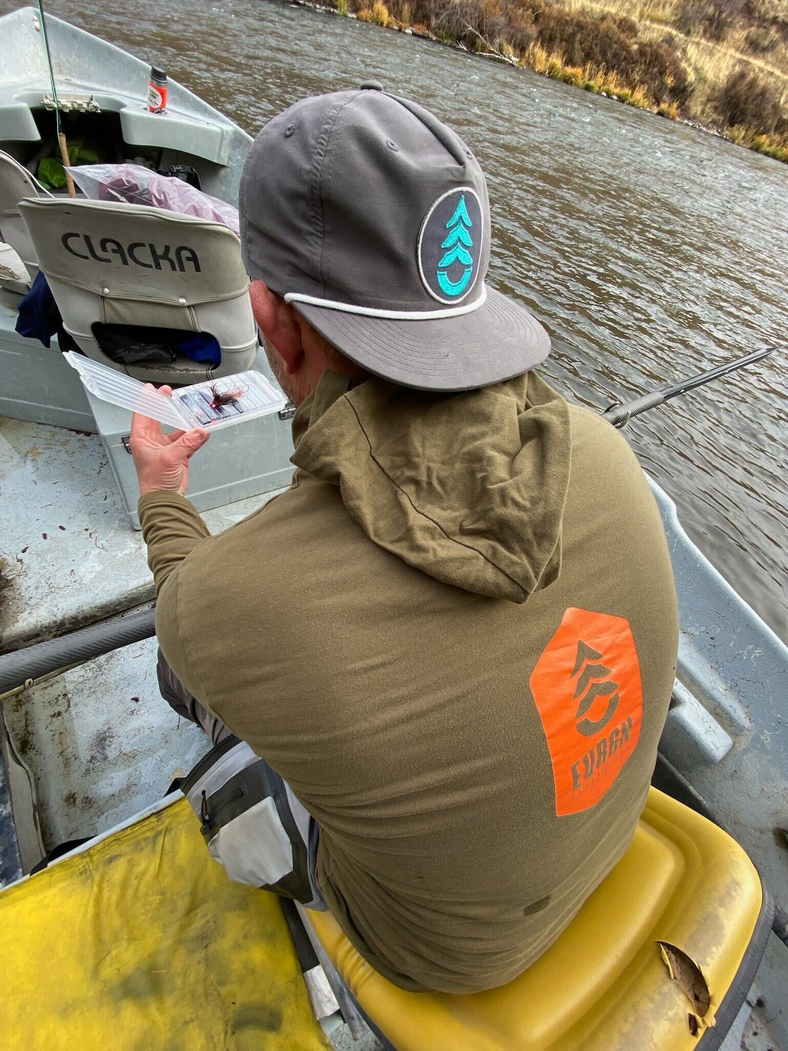 cane pole fishing sleeping tree bank hat SNAP BACK STAY-DRI LOGO ROPE HAT – Evergreen Angling Company